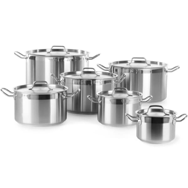 Profi Line lav gryde med låg, 7,5 l, diameter. 280 x 120 timer - Hendi 830505