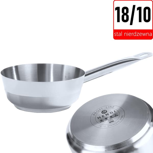 Profi Line stekepanne uten lokk 0,9 l dia. 160 mm - Hendi 830352
