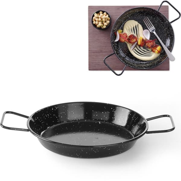 Emaljert paellapanne, dia. 20 cm - Hendi 622735