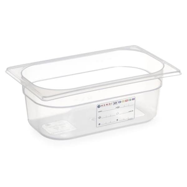 Polypropeenisäiliö GN 1/4 korkeus 200 mm - Hendi 880357