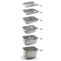 Miniatyrbilde 3 av 4: Kitchen Line GN 2/3 stålbeholder, høyde 200 mm - Hendi 806258