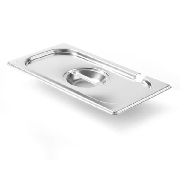 Stållock till GN Kitchen Line med utskärning för GN 1/3 skänk - Hendi 806944