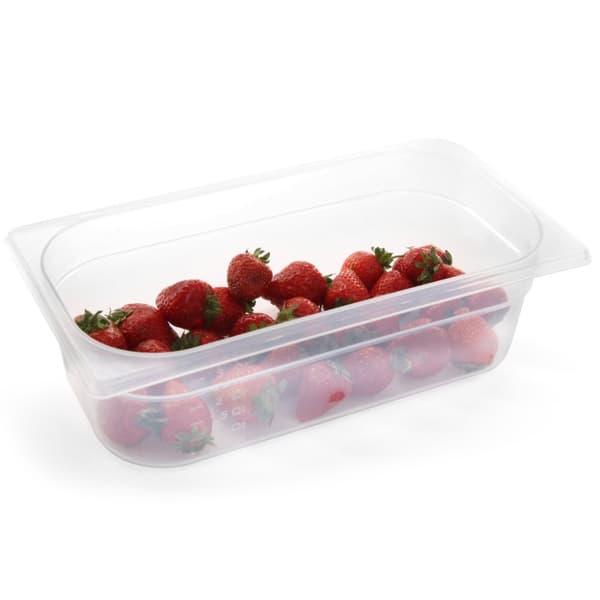 Gastronomibeholder laget av polypropylen GN 1/4 høyde 150 mm - Hendi 880319