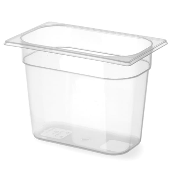 Gastronomibeholder laget av polypropylen GN 1/4 høyde 100 mm - Hendi 880326