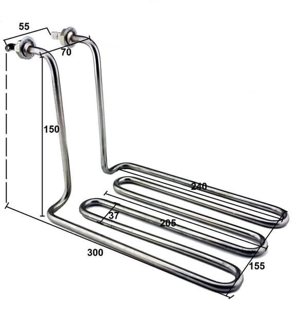 Värmare för fritös 10l Royal Catering 3200W 230V