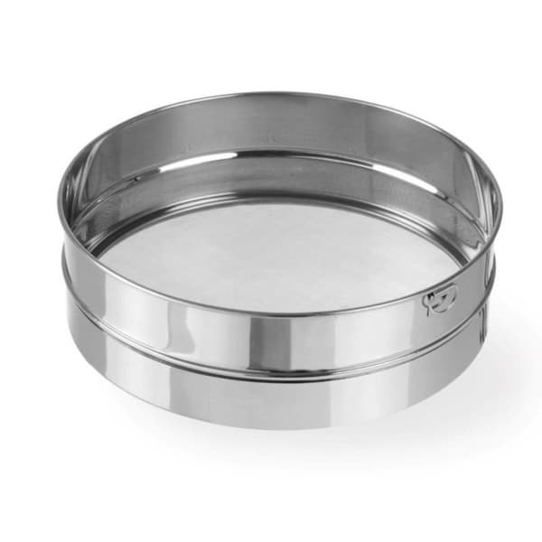 Tiheä leipurisiula jauhojen seulomiseen, halkaisija 247mm terästä - Hendi 637807