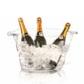 Miniatyrbild 2 av 2: Oval skål för champagne eller punch, gjord av SAN-plast, 47x29x23cm - Hendi 593165