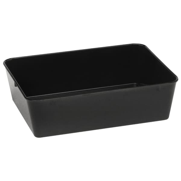 Kød- og madbakkebeholder lavet af melamin 310x190x80mm sort - Hendi 568507