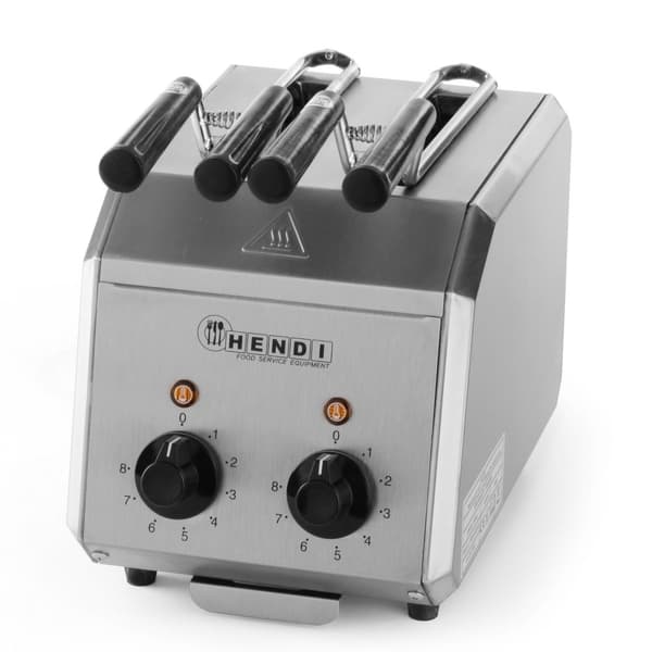 Sandwich brødrister med dobbel timer 1200W - Hendi 261163