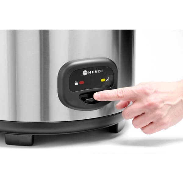 Elektrisk grydeanordning til kogning af ris 5.4L 1950W - Hendi 240403