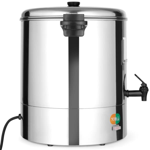 Stål gløgg varmtvannsbereder 2200W 30L - Hendi 209905