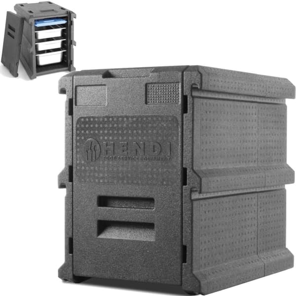 Värmebehållare catering termos EEP 8 x brickor eller behållare GN1/1 100L - Hendi 707999