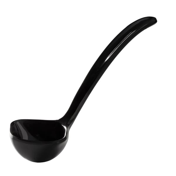 Melamiinikastikekauhan tilavuus 0,4L pitkä 170mm musta - Hendi 563649