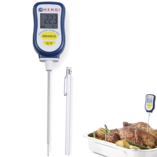 Digital gastronomisk termometer med en 130 mm sond från -50C till 350C - Hendi 271230