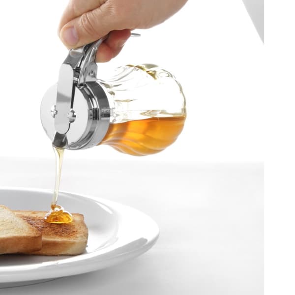 Honningdispenser, glass, diameter. 80mm høyde 115mm - Hendi 452424