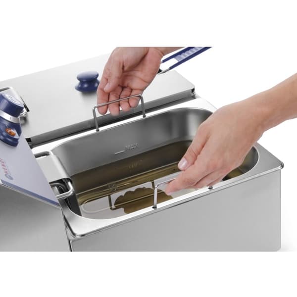 Blue Line dobbeltfrituregryde 230V 2x3300W 2x6L