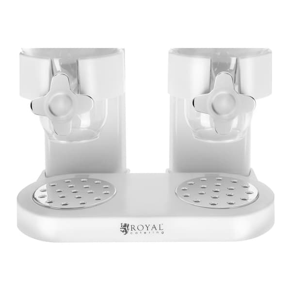 Dispenser dispenser for løse produkter, granolaflak, tørket frukt og nøtter, kaffe 2 x 3,5L