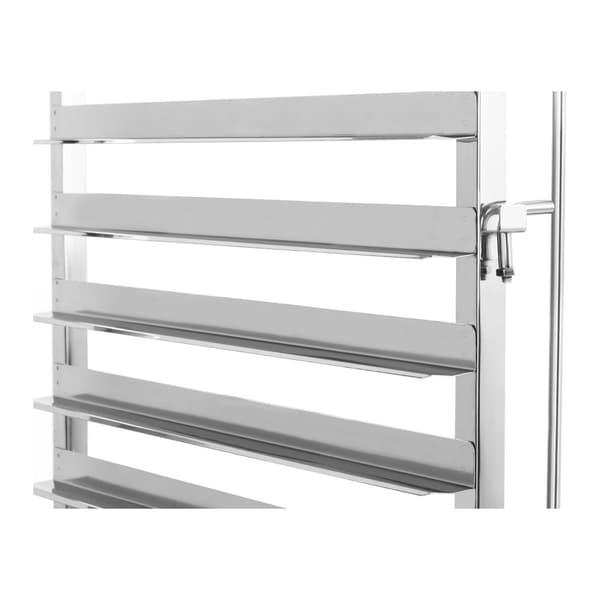 Serveringsvogn for transport av 16 brettcontainere 60 x 40 cm Royal Catering RCTW-16TB.1