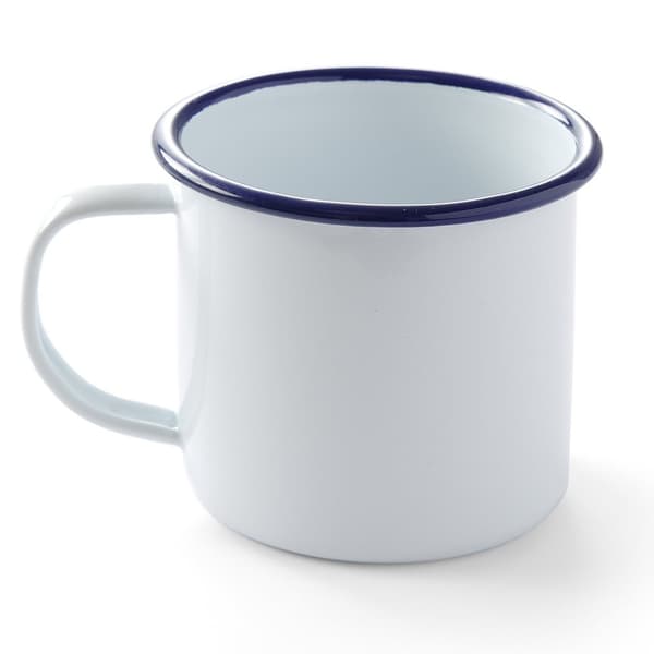 Emaljert krus med håndtak, hvit, 520 ml Hendi 621301