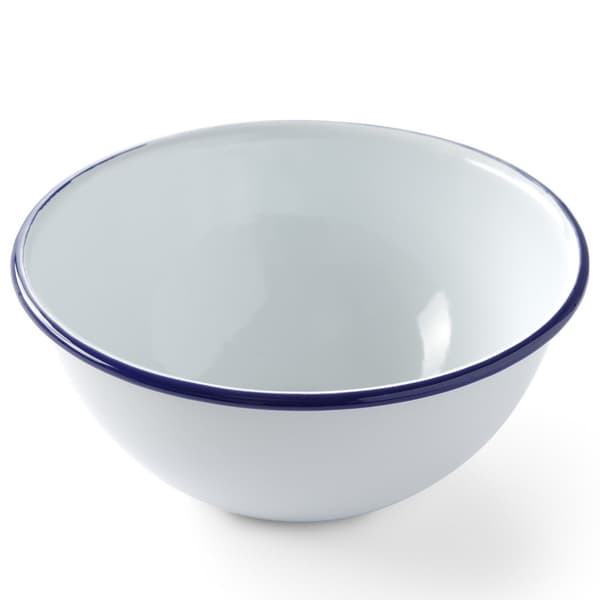 Valkoinen emaloitu kulho, halkaisija 160mm Hendi 621288