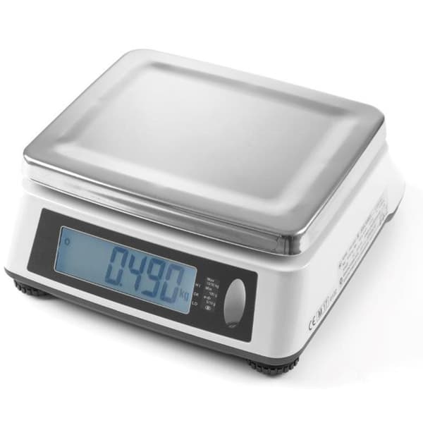 Køkkenvægt med legalisering op til 3kg 0,5g / 1,5g Hendi 580448