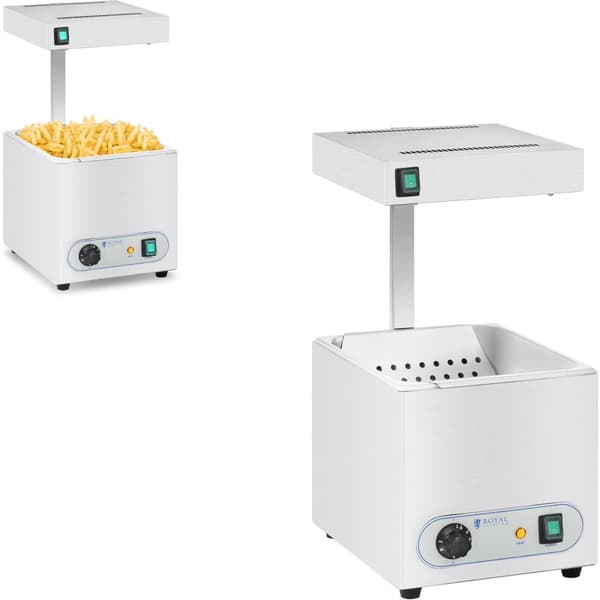 Pommes fritesvärmare med strålningsvärme 850W Royal Catering RCWG-1500