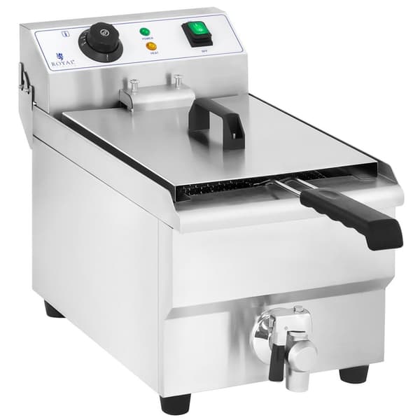 Professionel cateringfrituregryde med hane 230V 10L