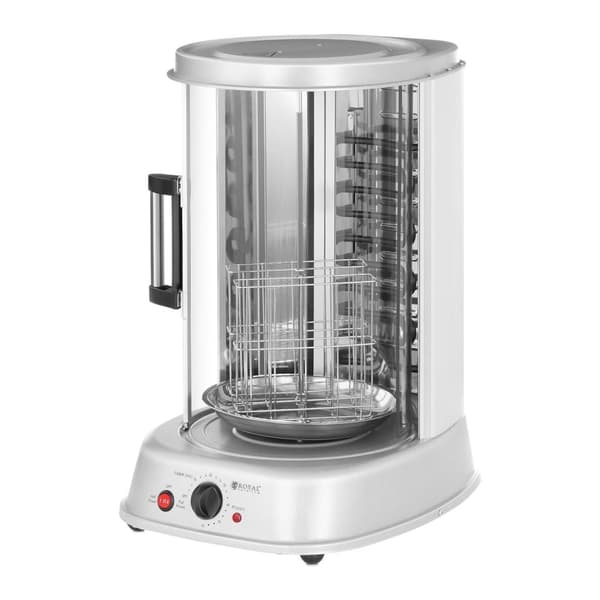 MINI leivänpaahdin grilli kebab gyros kalavihannekset pystysuora 4in1 1800W Royal Catering RCGV-1800