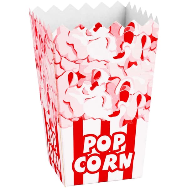 Pappeske til PopCorn 7x14,5x9cm MEDIUM 0,75L 100 stk.
