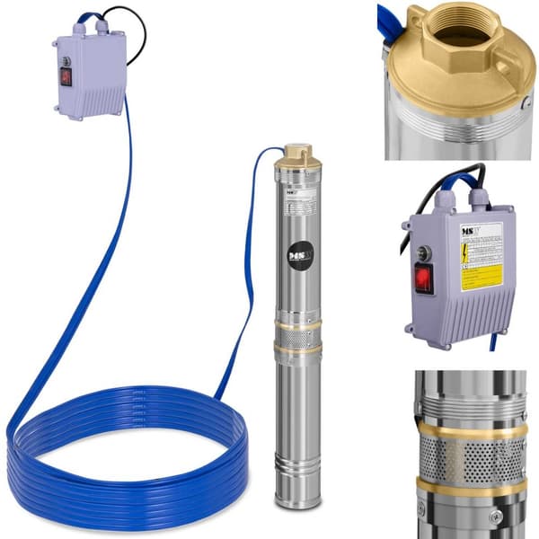 Dykpumpe til MSW dyb brønd, 6000 L/time. op til 43 m