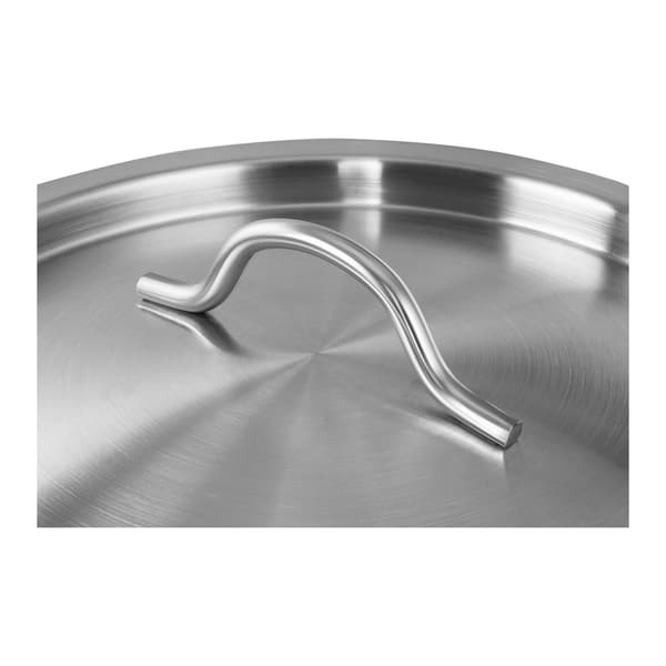 Serveringsgryte med lokk, rustfritt stål, for induksjonskomfyr, 14 L