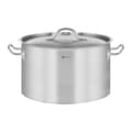 Miniatyrbilde 2 av 5: Serveringsgryte med lokk, rustfritt stål, for induksjonskomfyr, 14 L