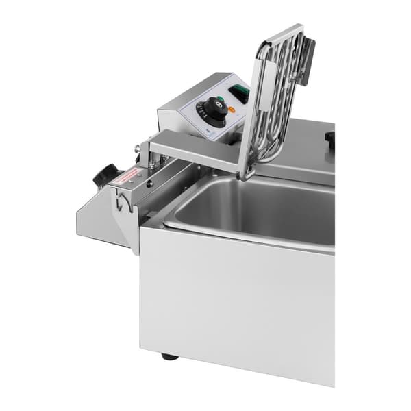 El-catering dobbeltfrituregryde 230 V 2 x 3200W 2 x 8 L