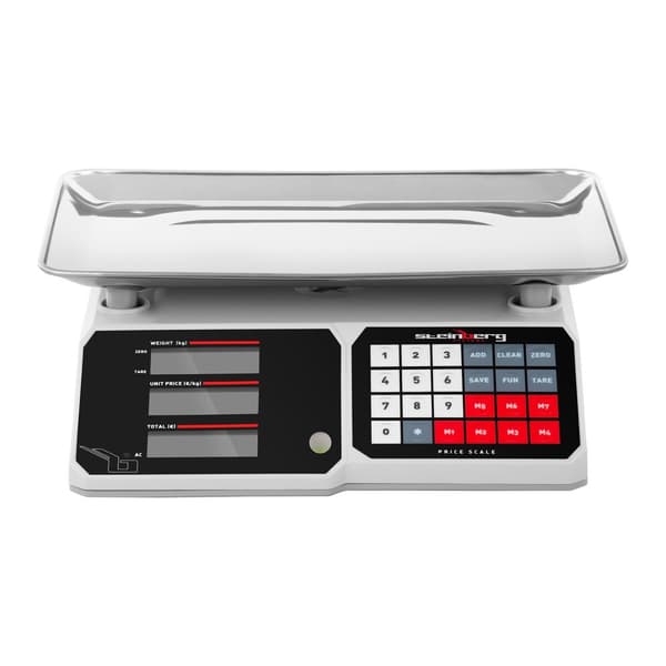 Shop ruokavaaka muistilla ja kappalelaskentatoiminnolla SBS-PW-301CB 30kg / 1g