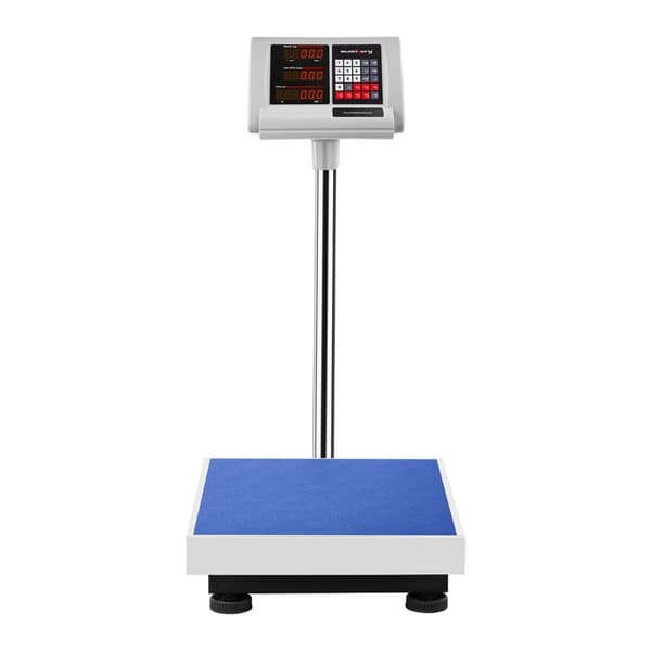Lagerplattformvekt med 40x50cm strømforsyning + batteri 300kg / 50g