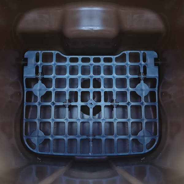 Europlast Österrike avfalls- och soptunna container - brun 120L BIO + GRID