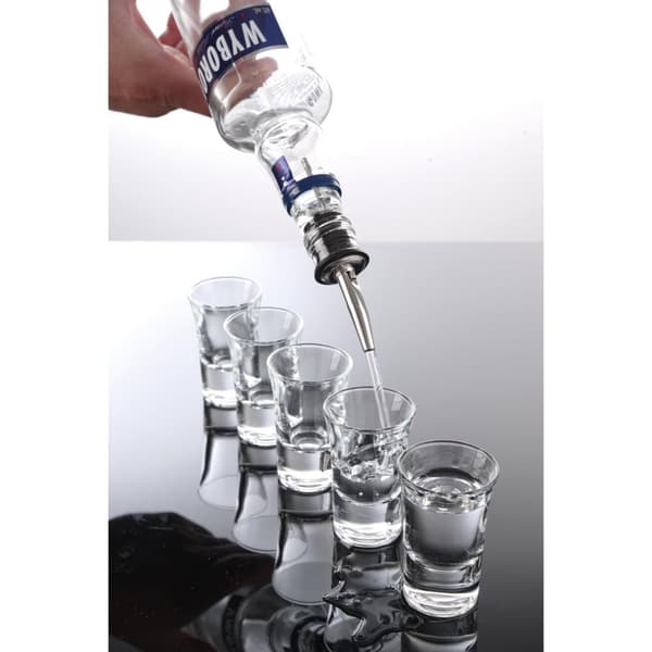 Alkoholdispenser skjenker - free flow SETT med 6 stk.