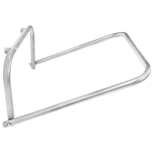 Veggmontert holder for avfallssortering, rød - 120L sekker