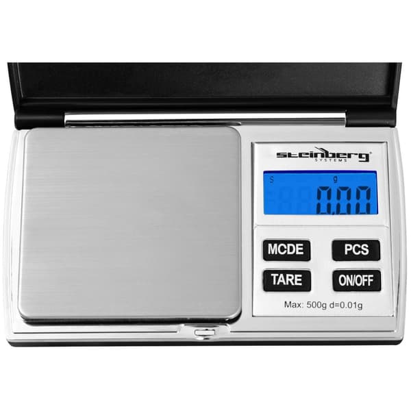 Præcisions smykke lommevægt, styktælling, LCD 500 / 0,01 g