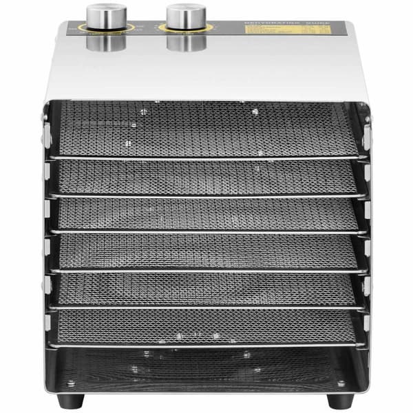 Professionell mattorkare för örter, frukter, svampar, 6 galler, 500 W
