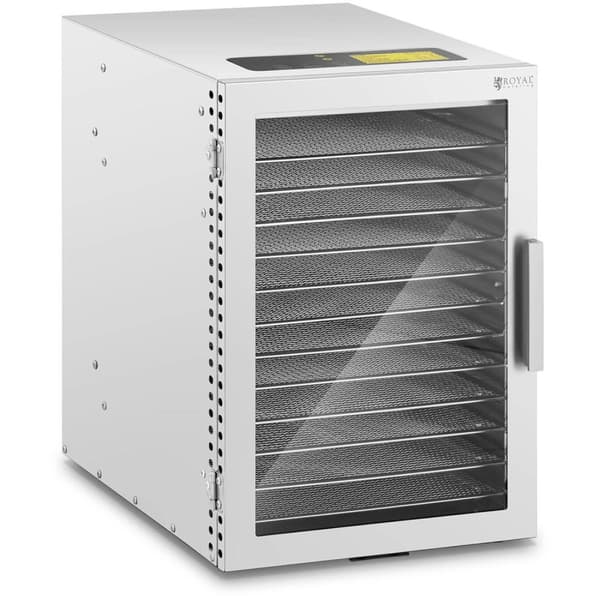 Professionell mattorkare för örter, frukter, svampar, 12 galler, 800 W