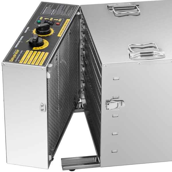 Industriel madtørrer urter frugtsvampe 10 riste 1000 W