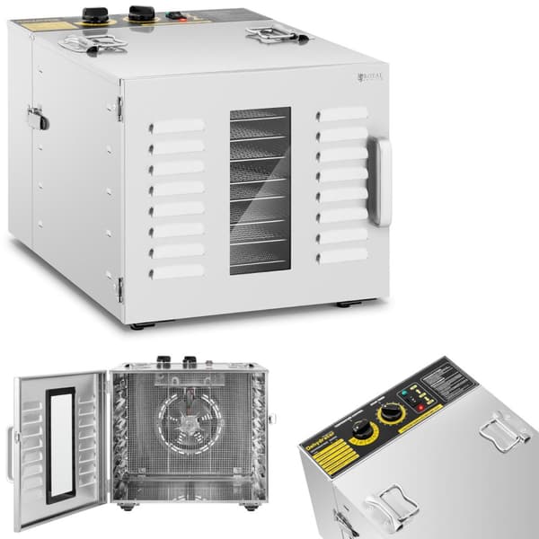 Industriel madtørrer urter frugtsvampe 10 riste 1000 W