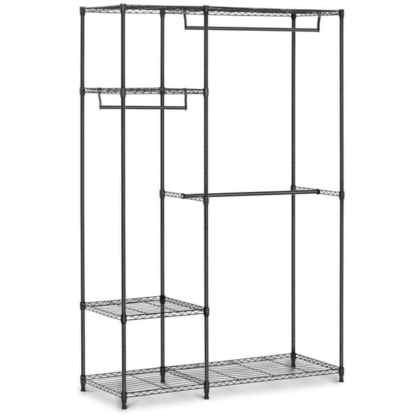 Tøjstativ til omklædningsrum omklædningsrum 4 hylder 3 bøjler 119 x 45 x 179,5 cm op til 270 kg
