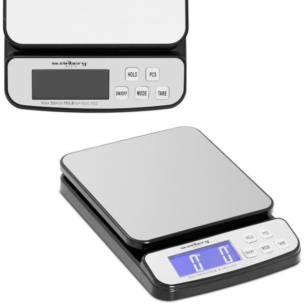Postvåg för LCD-paket och brev upp till 50 kg / 1 g