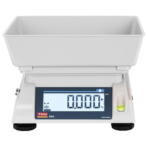 Pöytävaaka 2 alustaa RS232-liitäntä 6 kg / 2g LCD M LAILISTUS
