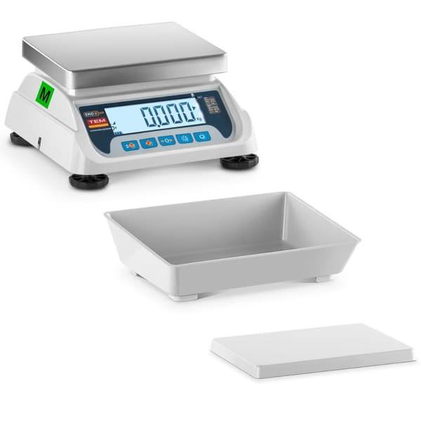 Pöytävaaka 2 alustaa RS232-liitäntä 6 kg / 2g LCD M LAILISTUS