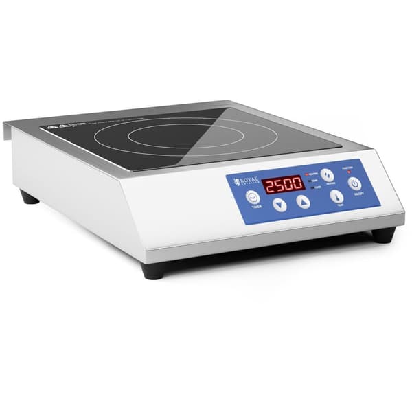 Komfyr, justerbar induksjonstopp, 1 kokesone, dia. 28 cm LED 3500 W