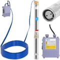Miniatyrbild 1 av 4: Dränkbar pump för djup brunn, gjord av rostfritt stål, 6000 l/h. upp till 101 m