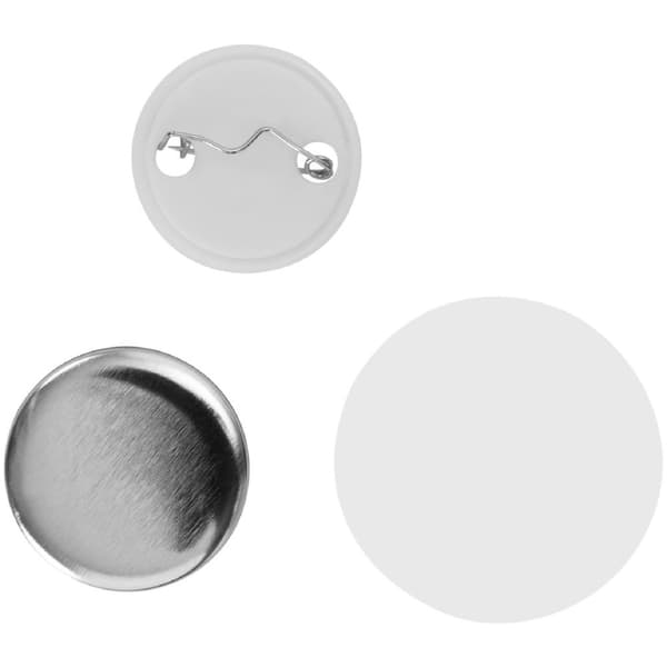 Pins badges knapper pins til tøj 1000 stk. diameter 32 mm